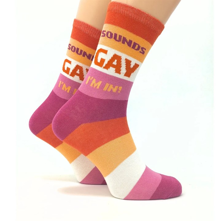 Sounds Gay I’m In Socks – Size 4 – 8
