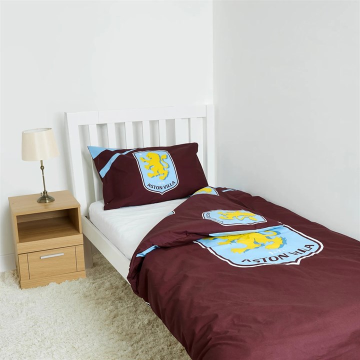 Aston Villa FC Single Duvet Set
