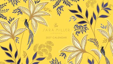 Sara Miller A4 Calendar 2027