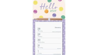 Spots Magnetic Calendar 2027