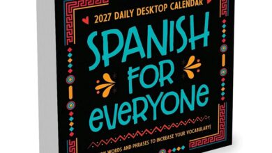 Spanish for Everyone Desk Calendar 2027