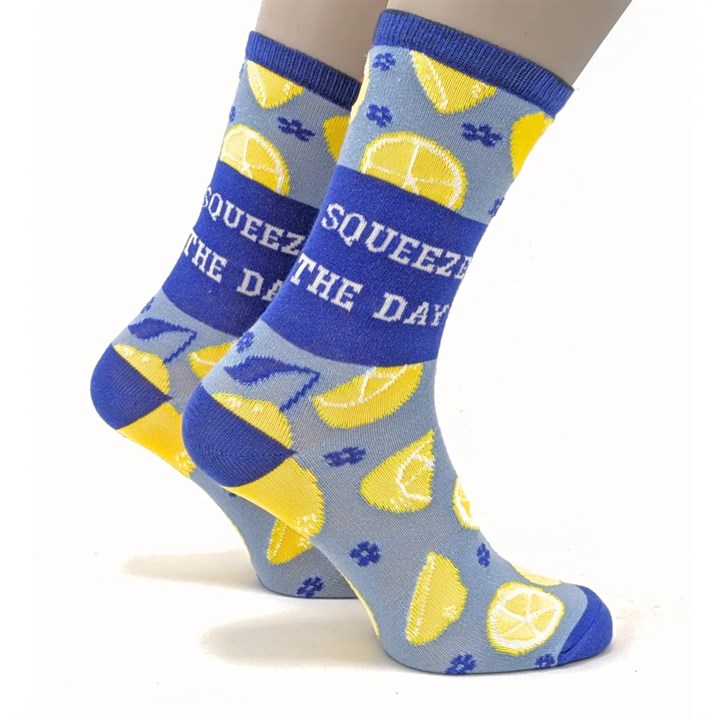 Squeeze the Day Socks – Size 4 – 8