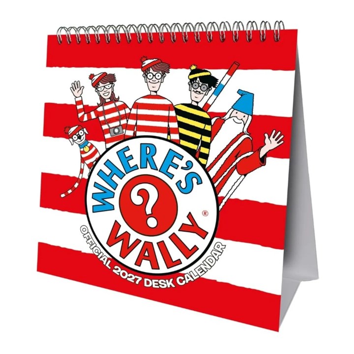 Where’s Wally? Easel Desk Calendar 2027