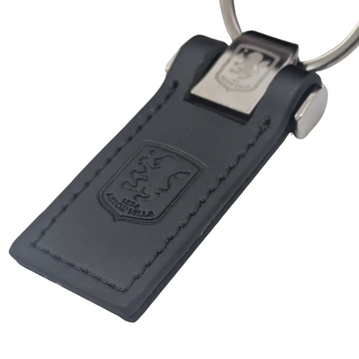 Aston Villa FC Leather Keyring