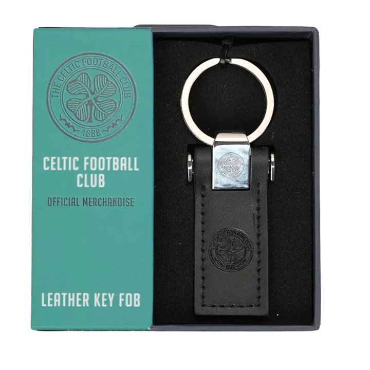 Celtic FC Leather Keyring