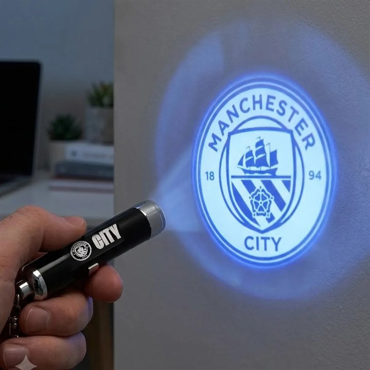 Manchester City FC Logo Projection Keyring