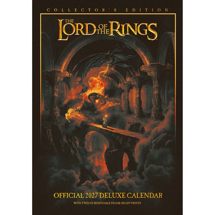 The Lord of the Rings Collector’s Edition A3 Calendar 2027
