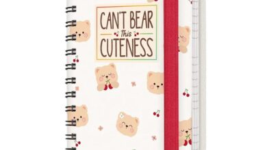 Teddy Bear Cherries Small Week To View Spiral Diary 2027