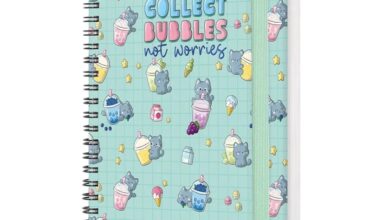 Kitty Bubble Tea Large Week-To-View Spiral A5 Diary 2027