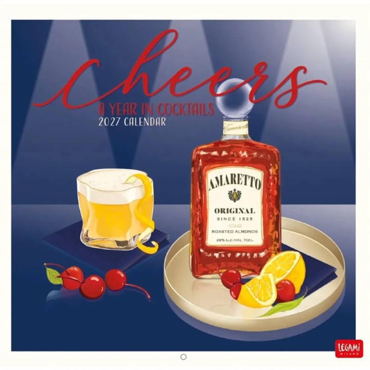Cheers, A Year in Cocktails Mini Calendar 2027