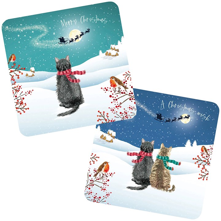 Santa’s Visit, 10 Luxury Christmas Cards