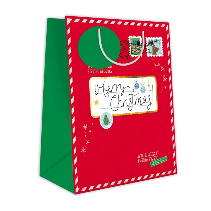 Medium Special Delivery Christmas Gift Bag