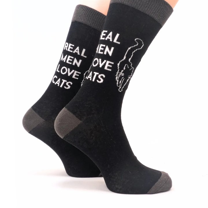 Real Men Love Cats Socks – Size 7 – 11