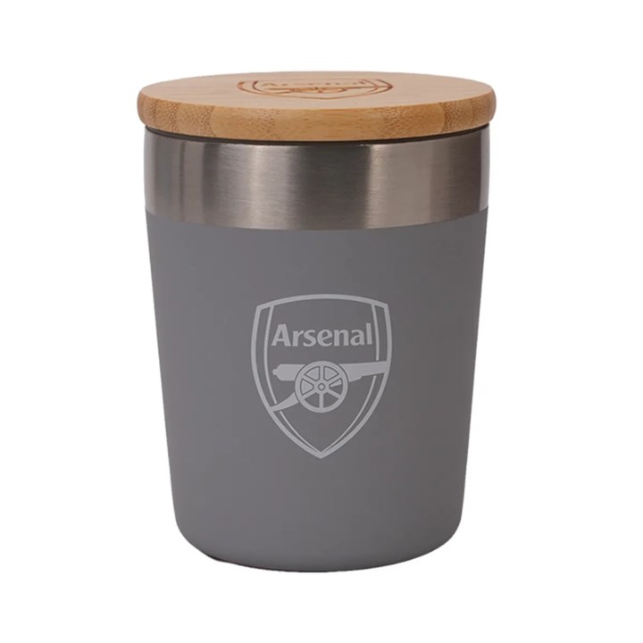 Arsenal FC Travel Cup with Bamboo Lid