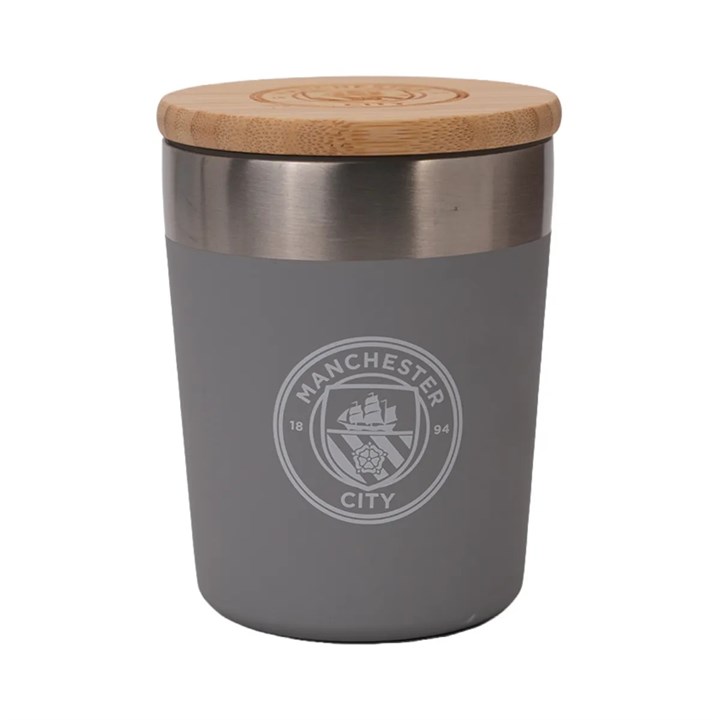 Manchester City FC Travel Cup with Bamboo Lid