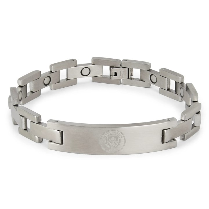Manchester City FC Stainless Steel Bracelet in Gift Box