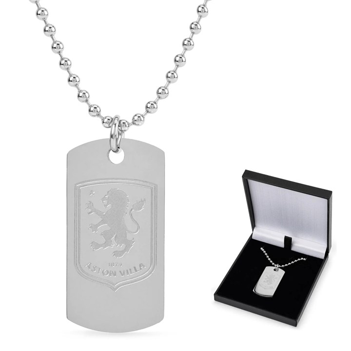 Aston Villa FC Stainless Steel Dog Tag