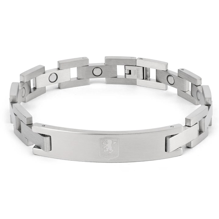Aston Villa FC Stainless Steel Bracelet with Gift Box