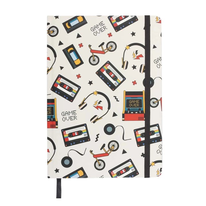 Retro 80’s Print A5 Notebook