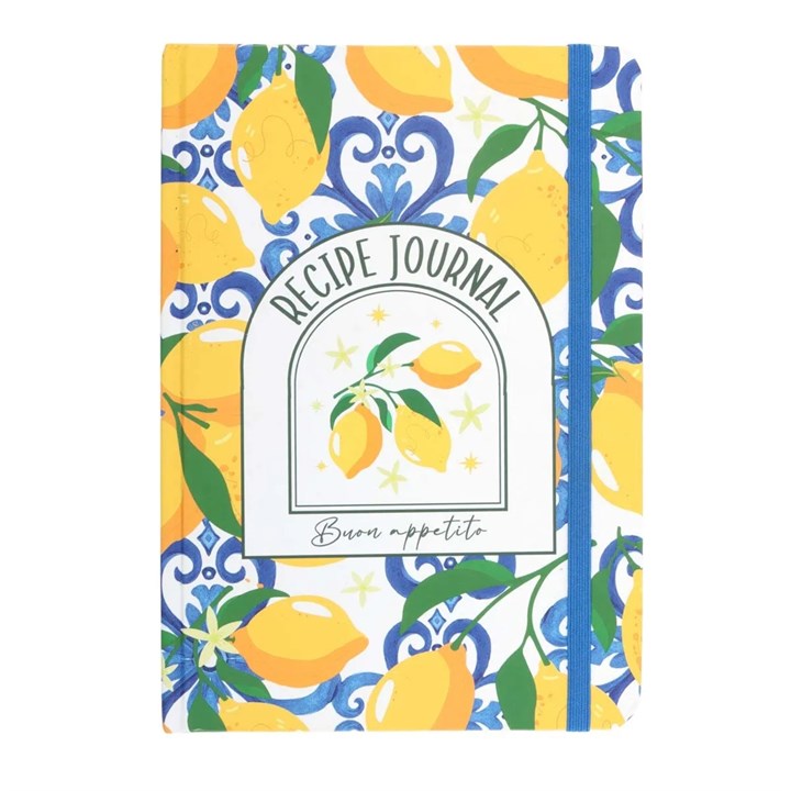 Italian Lemon A5 Recipe Journal