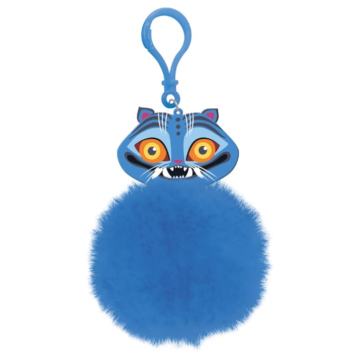 K-Pop Demon Hunters, Derpy Tiger Pom Pom Keyring