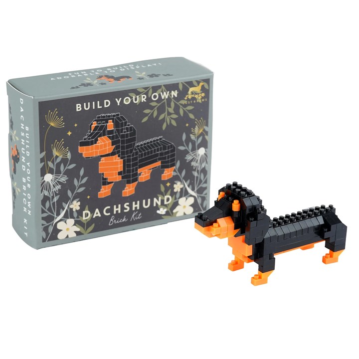 Build Your Own Dachshund Brick Kit
