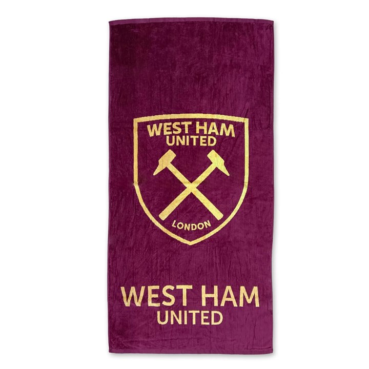 West Ham United FC Claret & Gold Towel