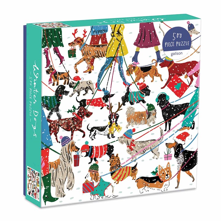 Galison, Winter Dogs Jigsaw