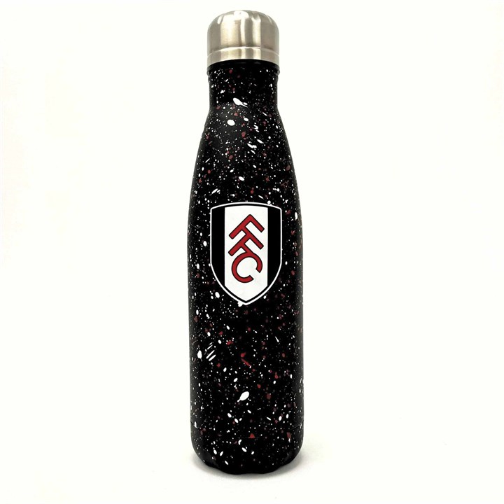 Fulham FC Paint Splatter Water Bottle