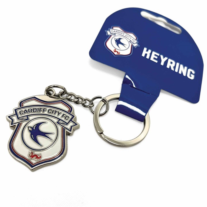 Cardiff City FC Crest Keyring