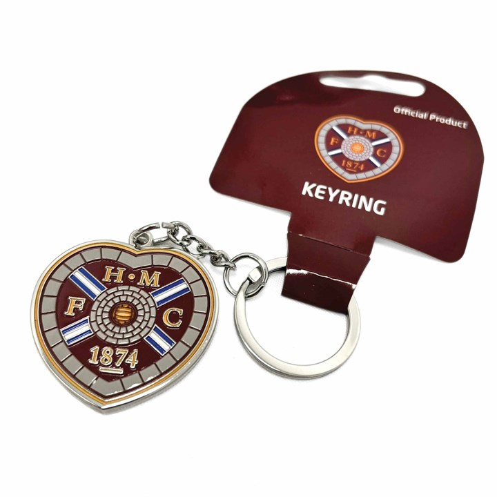 Hearts FC Crest Keyring
