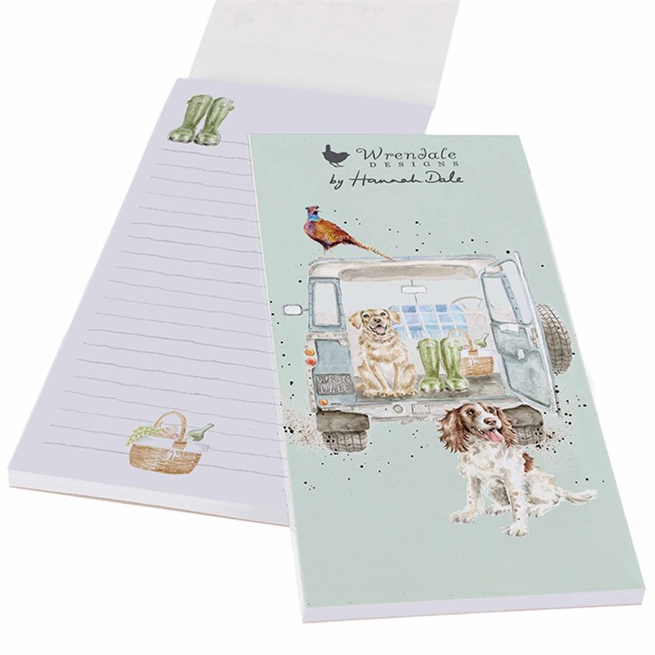 Wrendale Designs, Paws for a Picnic Shopping List Pad