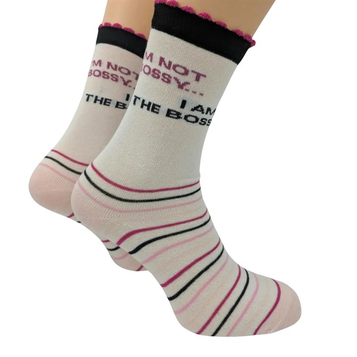 Im Not Bossy, I Am The Boss Socks – Size 4 – 8