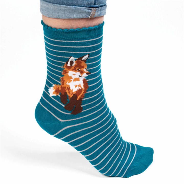 Wrendale Designs, Born to be Wild Socks – Size 4 – 7